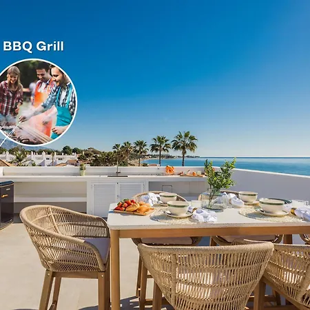 Vacation Marbella I Imare Waterfront, Beachfront Villa, Rooftop Jacuzzi, Indoor * Estepona